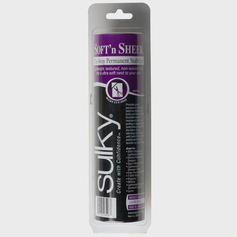 Sulky Soft n Sheer Lightweight Cut Away Permanent Stabilizer 12 Inch x 11 Yard Roll 235-12