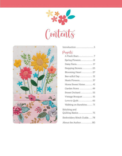 Martingale Make it Mini 13 Small Quilts with a Splash of Embroidery Book by Beverly McCullough