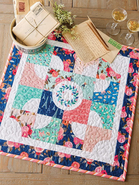 Martingale Make it Mini 13 Small Quilts with a Splash of Embroidery Book by Beverly McCullough
