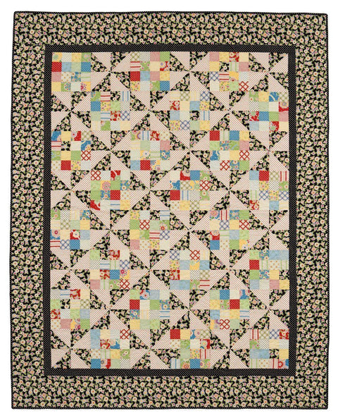 Martingale Patchwork Place Four Patch Frolic 5 and 10 Inch Square Friendly Quilt Pattern Book by Barbara Groves and Mary Jacobsen