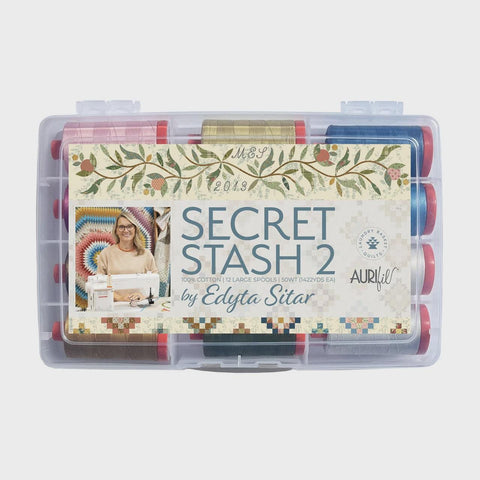 Aurifil Secret Stash 2 Collection by Edyta Sitar LBQ 50 weight Set of 12
