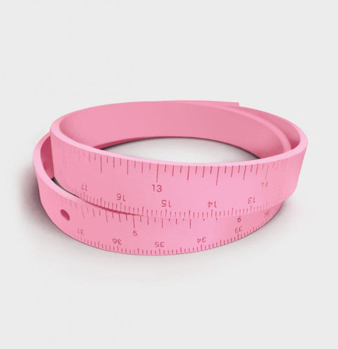 Crossover Industries Pink Silicone Rubber 19 Inch Wrist Ruler