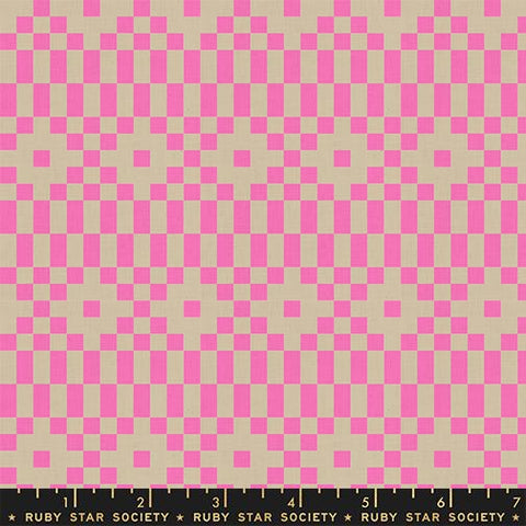 Bitmapped Geometrics Neon Pink