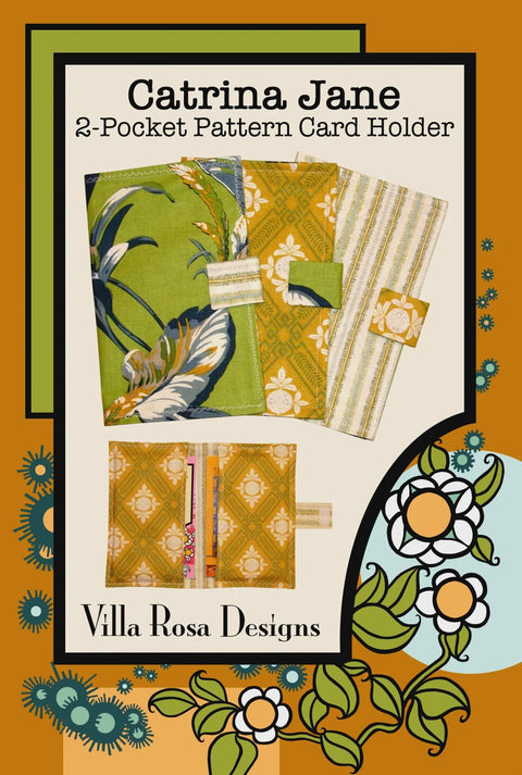 Villa Rosa Designs Catrina Jane 2 Pocket Pattern Card Holder Pattern