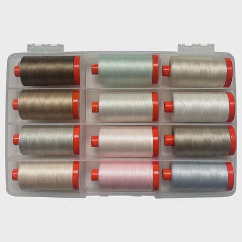Aurifil Old Mill Star Collection by Edyta Sitar LBQ 50 weight Set of 12