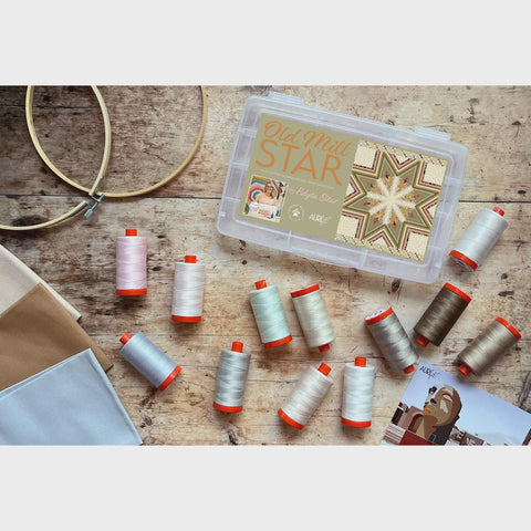 Aurifil Old Mill Star Collection by Edyta Sitar LBQ 50 weight Set of 12