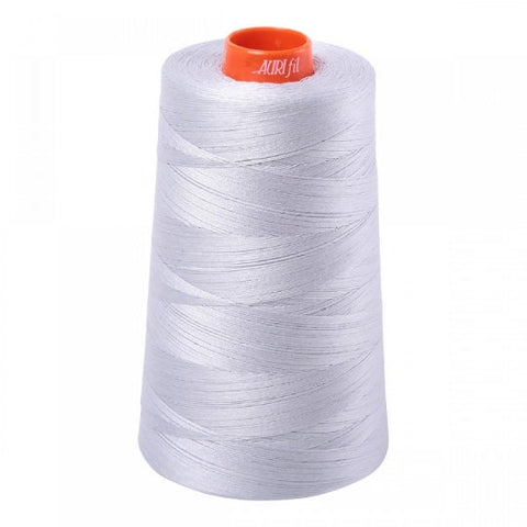 AURIFIL Cone 2600 Dove Light Grey Gray Egyptian Mako Cotton 50 Weight Wt 5900 Meters 6452 Yards Quilt Cotton Quilting Thread
