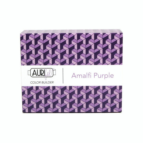 Aurifil AMALFI Color Builder Mako Cotton 50 Weight Wt Large Spool Purple Lilac Lavender Merlot Quilting Thread Set of 3 2562 2520 2545