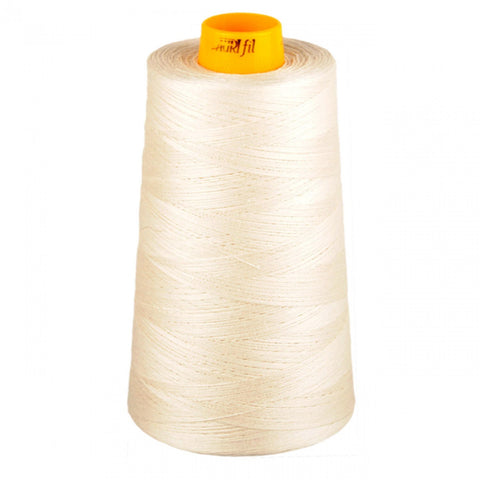AURIFIL FORTY3 Cone 2311 Muslin Beige Egyptian Mako Cotton 40 40/3 Weight Wt Triple Ply 3000 Meters 3280 Yards Quilt Cotton Quilting Thread