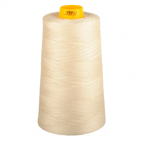 AURIFIL FORTY3 Cone 2310 Light Beige Egyptian Mako Cotton 40 40/3 Weight Wt Triple Ply 3000 Meters 3280 Yards Quilt Cotton Quilting Thread