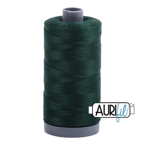 AURIFIL 4026 Forest Green MAKO 28 Weight Wt 750m 820y Spool Quilt Cotton Quilting Thread