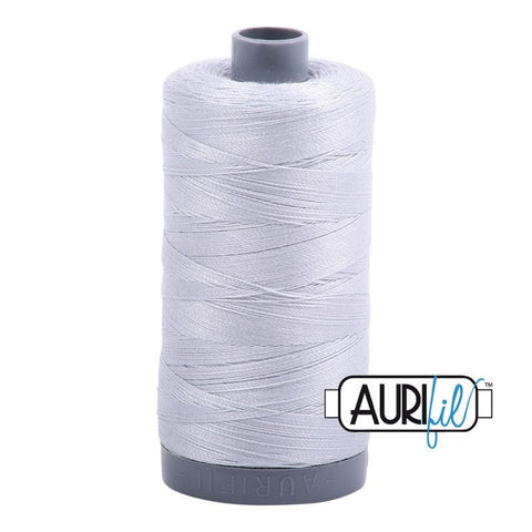 AURIFIL 2600 Light Dove Grey Gray MAKO 28 Weight Wt 750m 820y Spool Quilt Cotton Quilting Thread