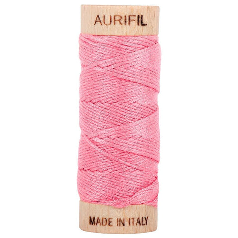 AURIFIL Floss Aurifloss 2425 Bright Pink MAKO 6 Strand 18 yards Embroidery Cotton Thread Spool