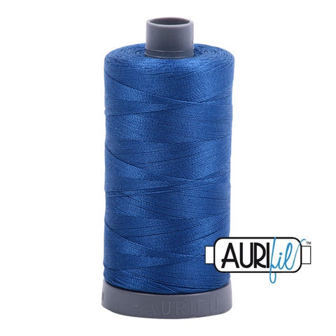 AURIFIL 2740 Blue Dark Cobalt MAKO 28 Weight Wt 750m 820y Spool Quilt Cotton Quilting Thread