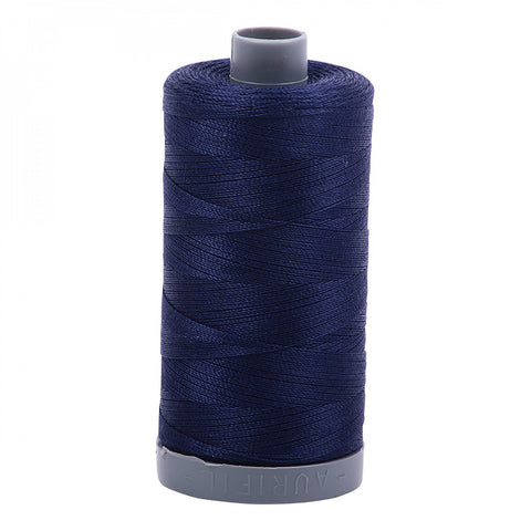 AURIFIL 2745 Midnight Blue MAKO 28 Weight Wt 750m 820y Spool Quilt Cotton Quilting Thread