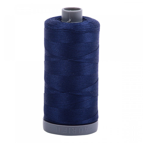 AURIFIL 2784 Dark Navy Blue MAKO 28 Weight Wt 750m 820y Spool Quilt Cotton Quilting Thread