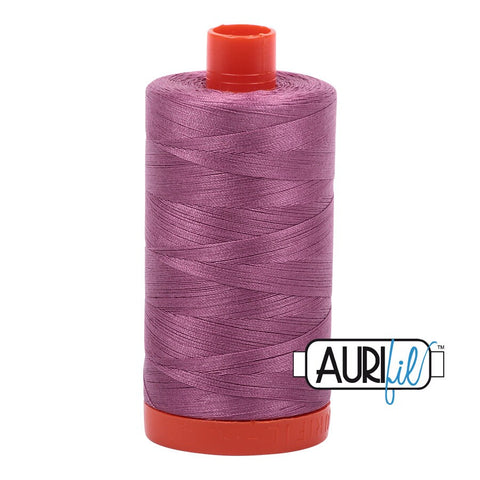 AURIFIL 5003 Wine Pink MAKO 50 Weight Wt 1300m 1422y Spool Quilt Cotton Quilting Thread