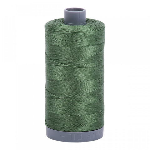 AURIFIL 2890 Very Dark Grass Green MAKO 28 Weight Wt 750m 820y Spool Quilt Cotton Quilting Thread
