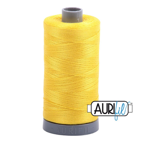 AURIFIL 2120 Canary Yellow Mako 28 Weight Wt 750m 820y Spool Quilt Cotton Quilting Thread