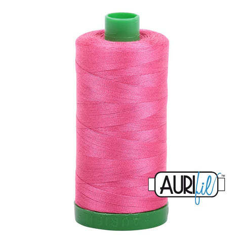AURIFIL 2530 Blossom Pink MAKO 40 Weight Wt 1000m 1094y Quilt Cotton Quilting Thread