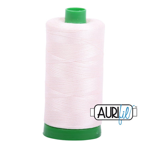 AURIFIL 2405 Oyster Pink MAKO 40 Weight Wt 1000m 1094y Quilt Cotton Quilting Thread