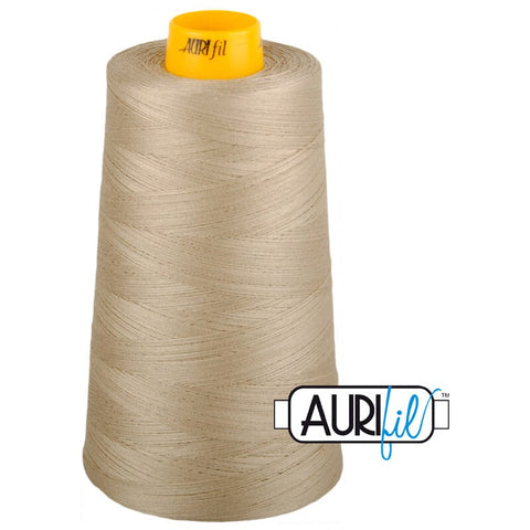 AURIFIL FORTY3 Cone 5011 Rope Beige Egyptian Mako Cotton 40 40/3 Weight Wt Triple Ply 3000 Meters 3280 Yards Quilt Cotton Quilting Thread