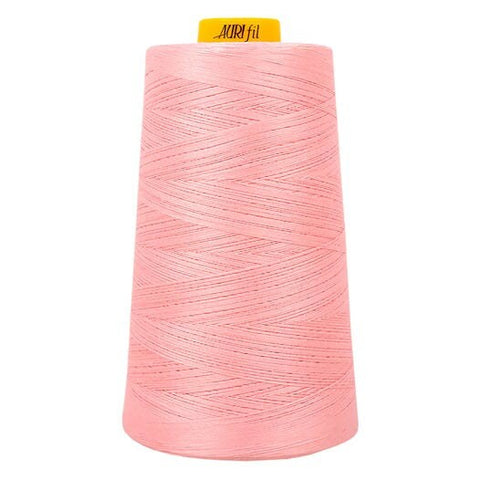 AURIFIL FORTY3 Cone 2423 Baby Pink Egyptian Mako Cotton 40 40/3 Weight Wt Triple Ply 3000 M 3280 Yards Quilt Quilting Thread