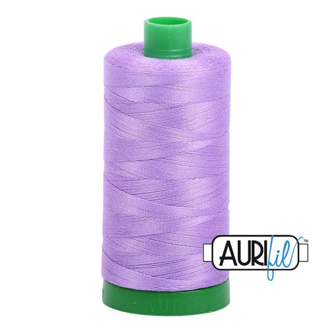 AURIFIL 2520 Violet Purple MAKO 40 Weight Wt 1000m 1094y Spool Quilt Cotton Quilting Thread