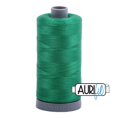 AURIFIL 2870 Green MAKO 28 Weight Wt 750m 820y Spool Quilt Cotton Quilting Thread
