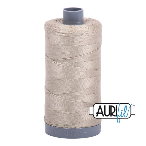 AURIFIL 2325 Linen MAKO 28 Weight Wt 750m 820y Spool Quilt Cotton Quilting Thread