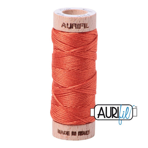 AURIFIL Floss Aurifloss 1154 Dusty Orange MAKO 6 Strand 18 yards Embroidery Cotton Thread Spool