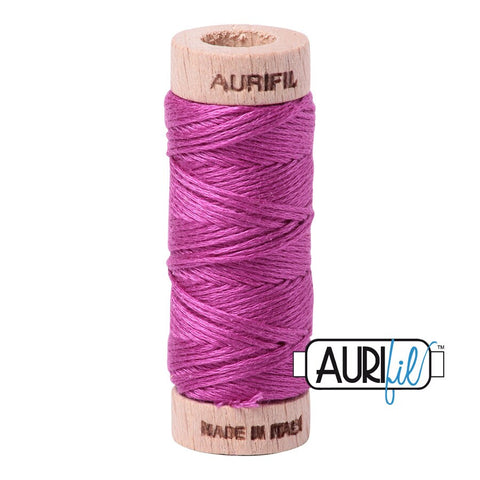 AURIFIL Floss Aurifloss 2535 Magenta Pink MAKO 6 Strand 18 yards Embroidery Cotton Thread Spool