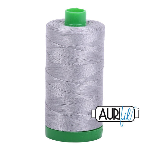 AURIFIL 2605 Grey Gray MAKO 40 Weight Wt 1000m 1094y Quilt Cotton Quilting Thread
