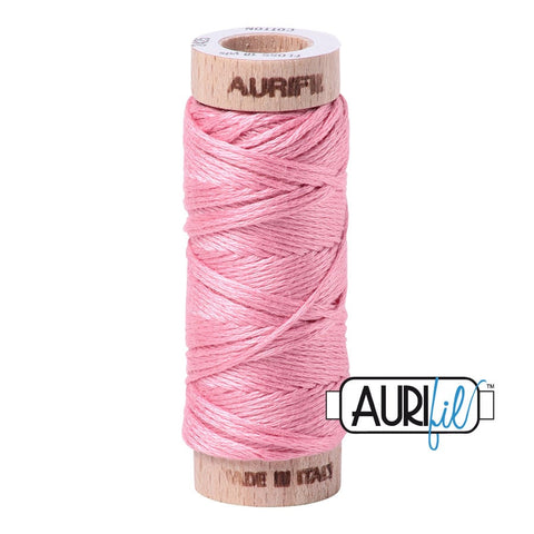 AURIFIL Floss Aurifloss 2425 Bright Pink MAKO 6 Strand 18 yards Embroidery Cotton Thread Spool