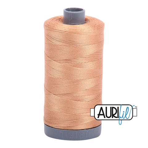 AURIFIL 2320 Light Toast MAKO 28 Weight Wt 750m 820y Spool Quilt Cotton Quilting Thread