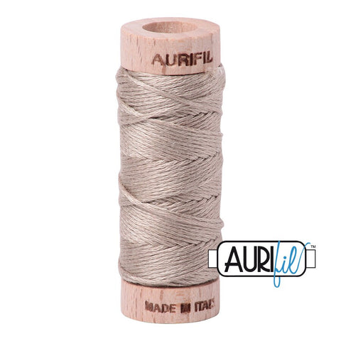 AURIFIL Floss Aurifloss 5011 Rope Beige MAKO 6 Strand 18 yards Embroidery Cotton Thread Spool