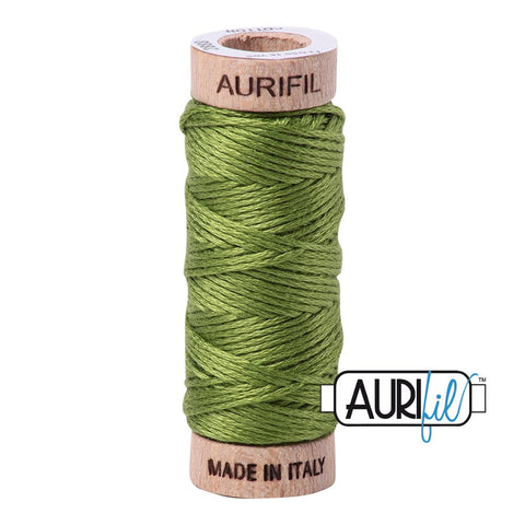 AURIFIL Floss Aurifloss 2888 Fern Green MAKO 6 Strand 18 yards Embroidery Cotton Thread Spool