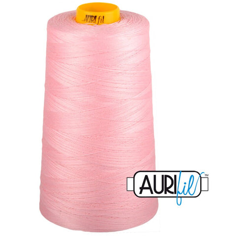 AURIFIL FORTY3 Cone 2423 Baby Pink Egyptian Mako Cotton 40 40/3 Weight Wt Triple Ply 3000 M 3280 Yards Quilt Quilting Thread