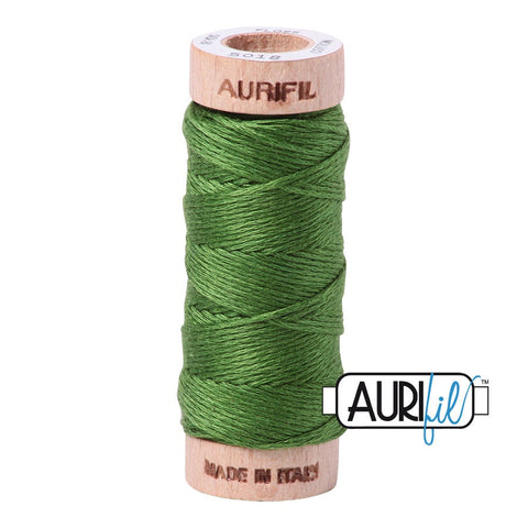 AURIFIL Floss Aurifloss 5018 Grass Green MAKO 6 Strand 18 yards Embroidery Cotton Thread Spool