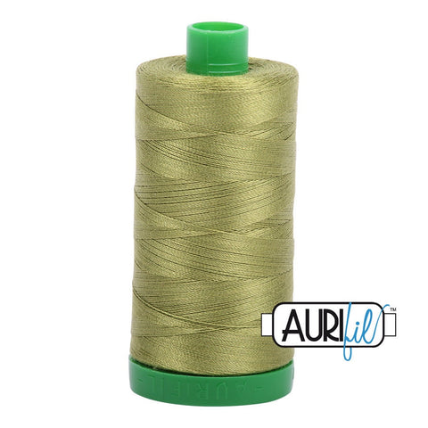 AURIFIL 5016 Olive Green MAKO 40 Weight Wt 1000m 1094y Spool Quilt Cotton Quilting Thread