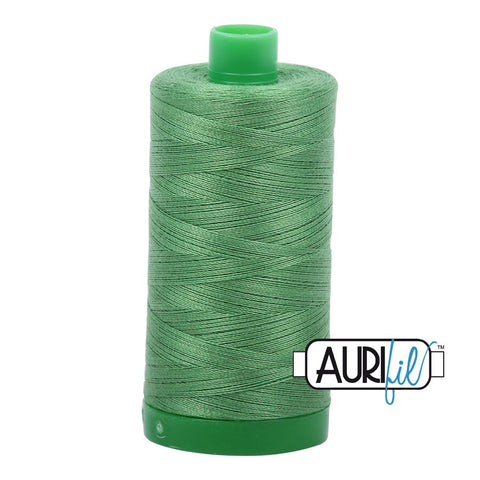 AURIFIL 2884 Green Yellow MAKO 40 Weight Wt 1000m 1094y Spool Quilt Cotton Quilting Thread