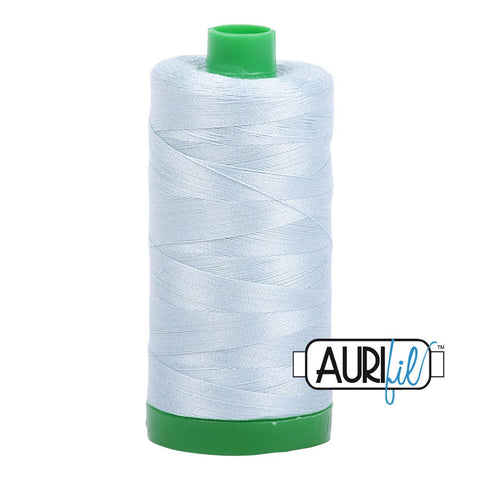 AURIFIL 5007 Grey Blue MAKO 40 Weight Wt 1000m 1094y Spool Quilt Cotton Quilting Thread