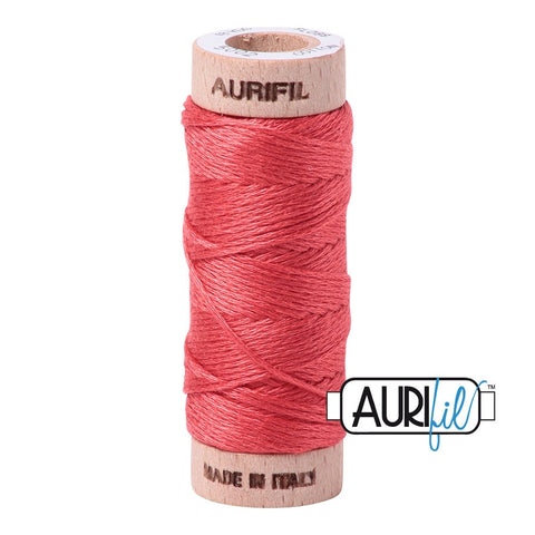 AURIFIL Floss Aurifloss 5002 Medium Red MAKO 6 Strand 18 yards Embroidery Cotton Thread Spool