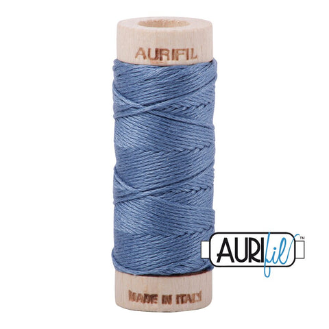 AURIFIL Floss Aurifloss 1126 Blue Grey Gray MAKO 6 Strand 18 yards Embroidery Cotton Thread Spool