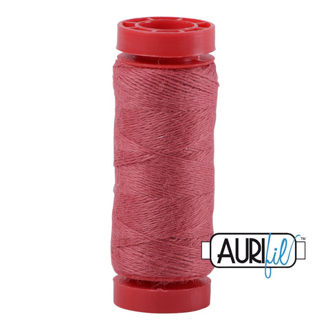 Aurifil LANA WOOL 8433 Melon Berry Pink 12 Weight Wt 50 Meters 54 Yards Spool Quilt Wool Quilting Thread