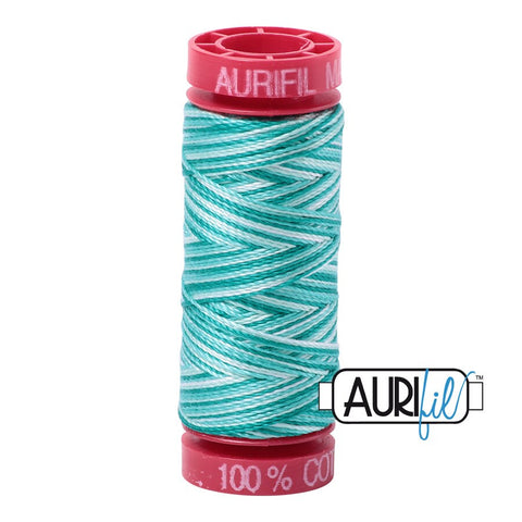 AURIFIL CRATER LAKE Oregon Color Builder Blue Aqua Teal 12 Weight Wt 50m 54y Spool Hand Quilt Cotton Quilting Thread Set of 3 2810 4654 4093