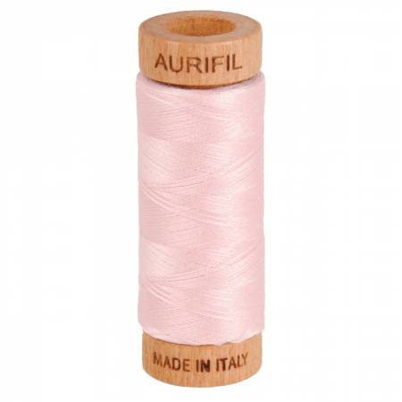 Aurifil BLUSHING PEONIES Color Builder Baby Pink Blossom 80 Weight Wt Cotton 300y 274m Mako Thread Set of 3 Spools 2410 2423 2479