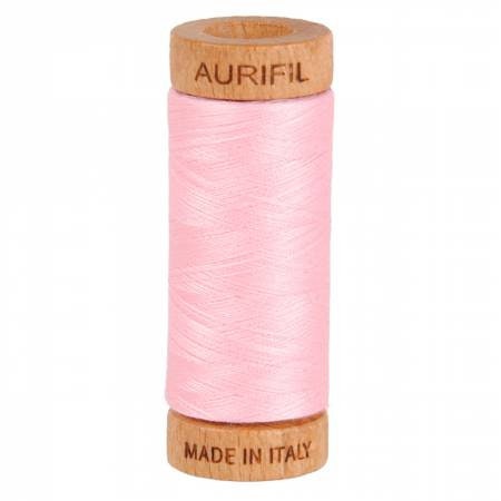 Aurifil BLUSHING PEONIES Color Builder Baby Pink Blossom 80 Weight Wt Cotton 300y 274m Mako Thread Set of 3 Spools 2410 2423 2479