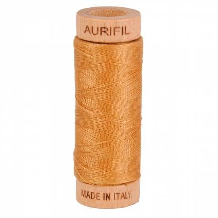 Aurifil BURNT CARAMEL Color Builder Tan Brown Chocolate 80 Weight Wt Cotton 300y 274m Mako Thread Set of 3 Spools 2930 2155 2360