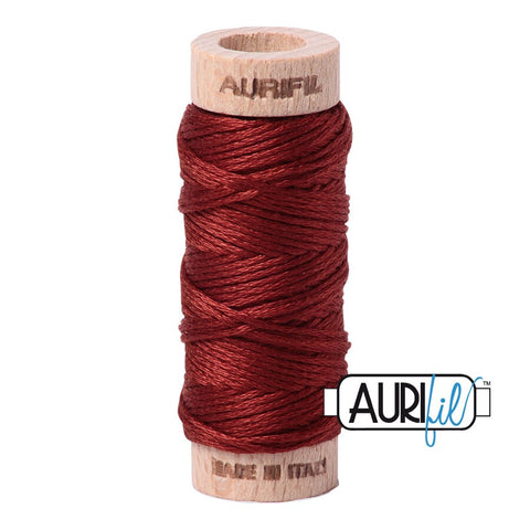 AURIFIL Floss Aurifloss 2355 Rust Copper Orange Brown MAKO 6 Strand 18 yards Embroidery Cotton Thread Spool